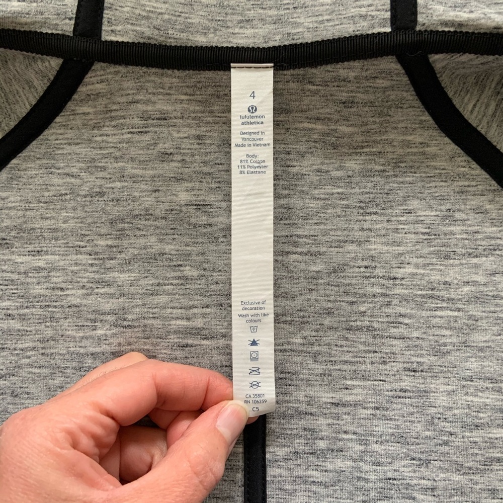 Lululemon City Bound Hoodie Heathered Space Grey View 6
